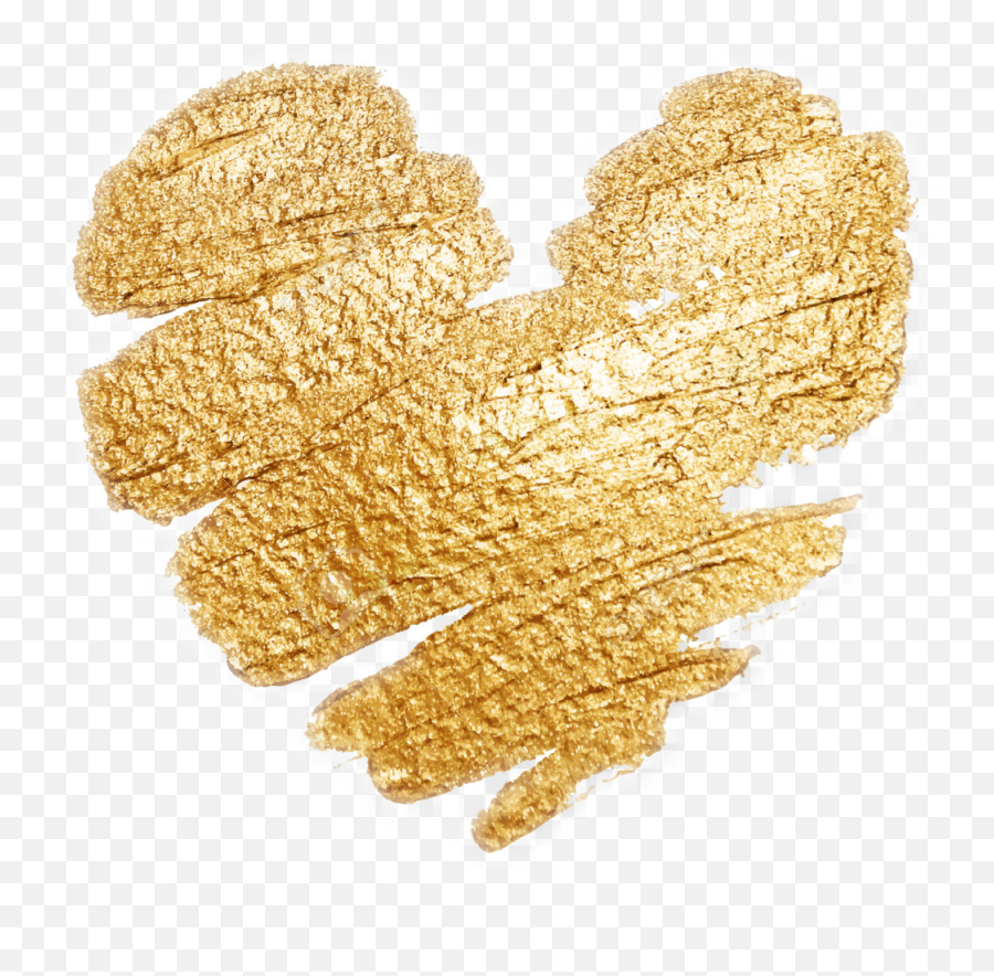Glitter Gold Heart Png Transparent Image Png Mart Emoji,Heart Emoji Golden