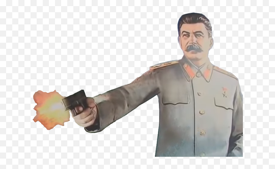 Stalin - Gun1 And Stalingun2 Hexbear Emoji,Georgism Emoji