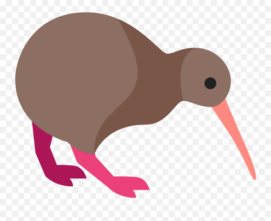 Kiwi Bird Icon In Color Style Emoji,Head Of Bird Emoji