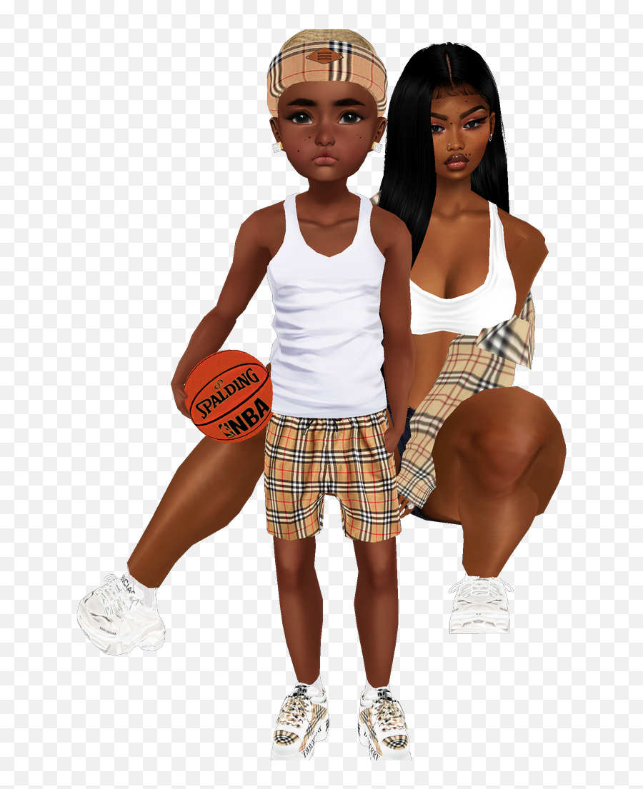 Boys Imvu Girl Girls Avt Sticker By Kaiannarodrigues - For Basketball Emoji,Emoji Shorts For Girls