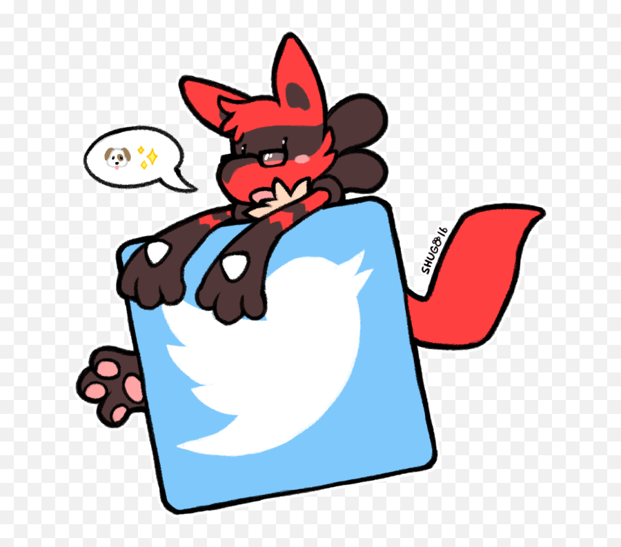 Twitterdog Weasyl - Twitter Vector Emoji,Lucario Emoji
