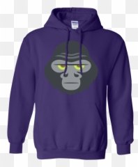 Gorilla Emoji Hoodie - Beard,Gorilla Emoji