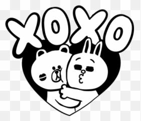 Line Friends Dynamic Stickers By Line Friends Corporation - Line Friends Sticker Black Emoji,Friend Emoji Ideas