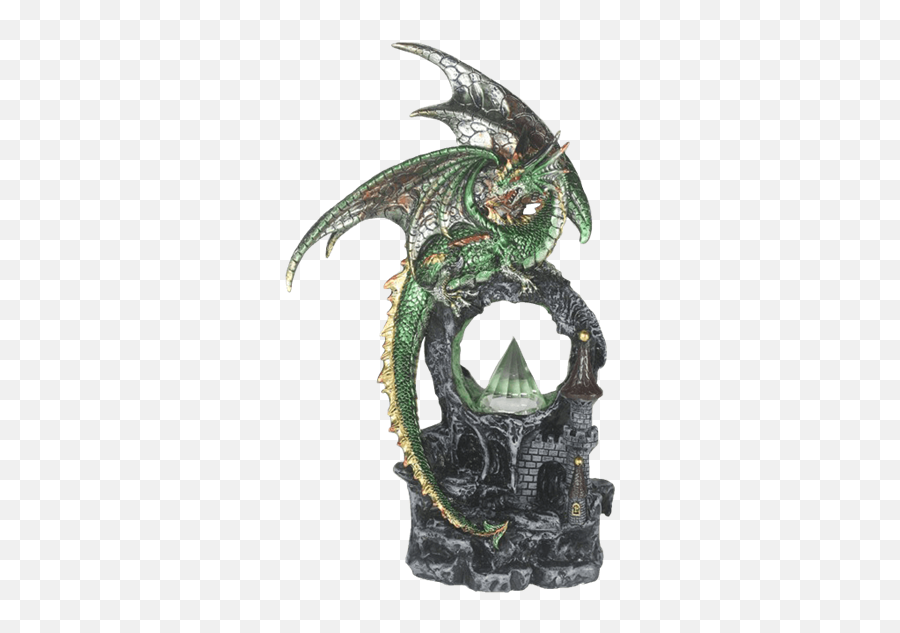 Green Dragon With Crystal Statue - Dragon Emoji,Crystal Meth Emoji