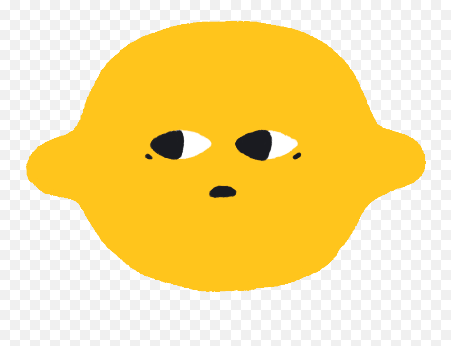Smiley Content Gif - Thank You Lemon Gif Emoji,Drooling Emoji Gif