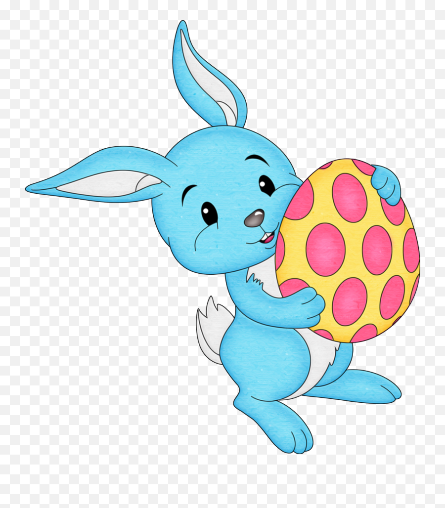 Easter Bunny Easter Egg - Transparent Background Easter Bunny Transparent Emoji,Free Easter Emoticons For Cell Phone