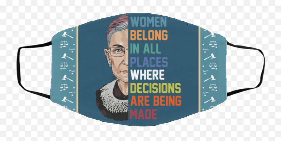 Rbg Women Belong In All Places Where Decisions Are Being - Manchester City Mask Emoji,Jewish Emojis For The Windows Phone