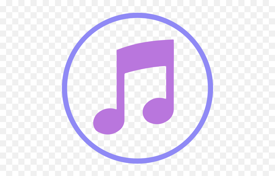 Shape Note Brand Music Circle Icon - Music Emoji Clear Background,Music Note Emoticon Drop