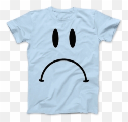 Download Sad Face T - Shirt Always In Our Hearts Shirt Png Shirt Comfort Colors Tooth Dog Food Emoji,Blue Sad Face Emoticon