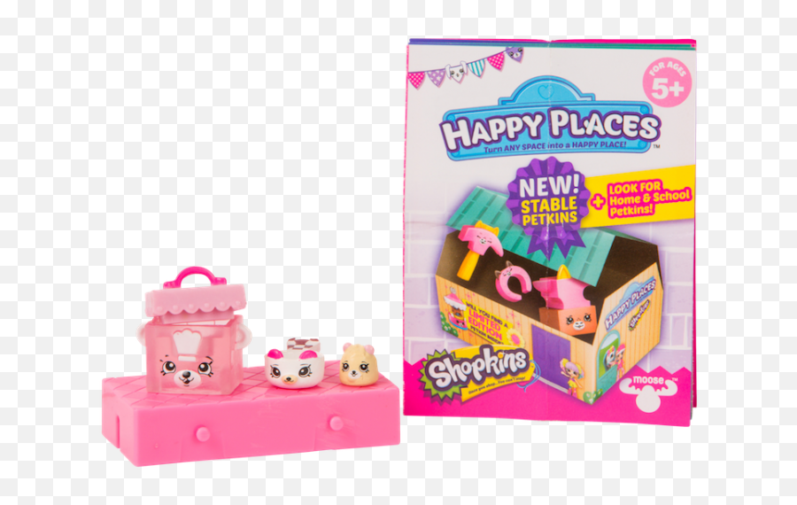 Shopkins Happy Places Season 4 U2013 Products U2013 Kids Time - Petkins Shopkins Happy Places Emoji,Emoji Movie Happy ,eal