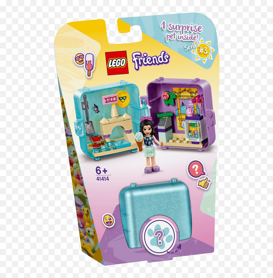 Emmau0027s Summer Play Cube 41414 - Lego Friends Sets Lego Lego Friends Summer Play Cube Emoji,Guess The Emoji Flag + Horse + Girl + Music