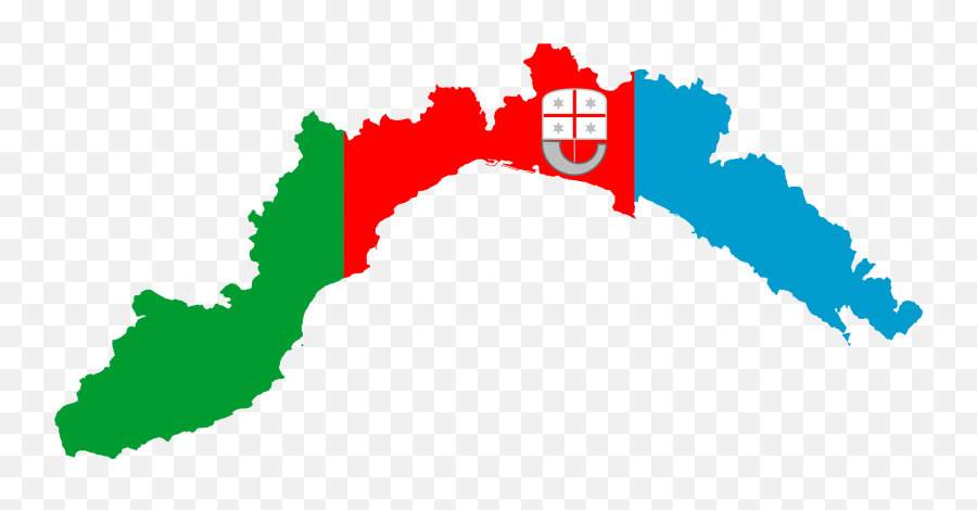 Fileflag Map Of Liguriasvg - Wikimedia Commons Liguria Flag Emoji,Flag Emoticon