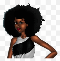 Characters - Majesta Curly Emoji,Emoji With Natural Hair