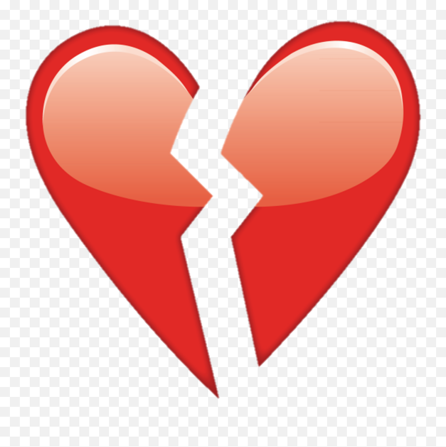 Overlay Tumblr Heart Corazonroto Corazon Heartbroken - Ios Broken Heart Emoji Transparent,Sparkly Heart Emoji