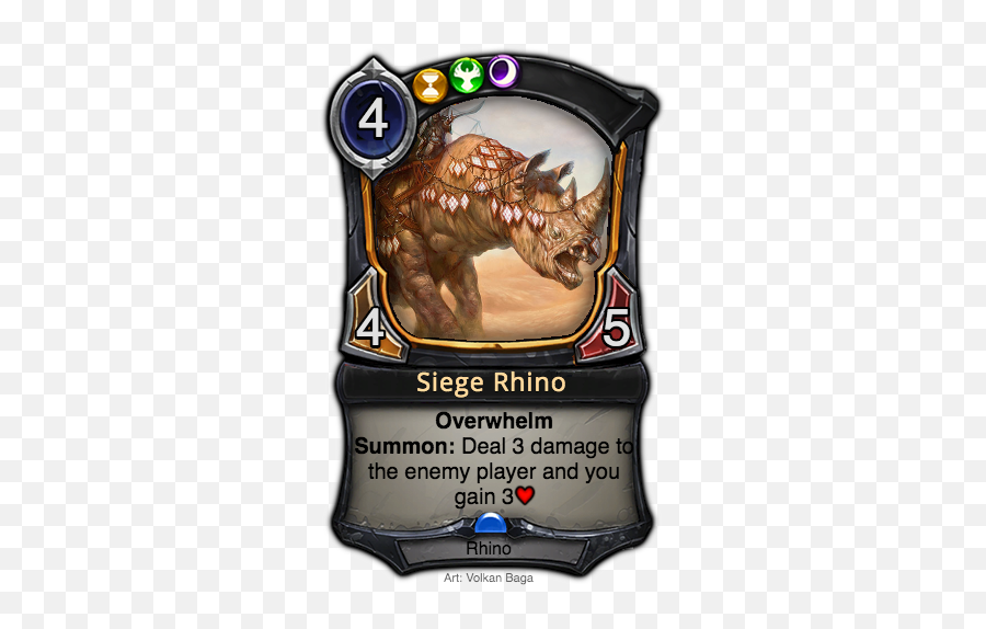 Custom Cards With Eternal Card Forge - Magic The Gathering Rhino Emoji,Emojis Iphone Gots That Androids Can't See