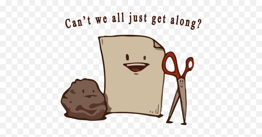 Canu0027t We All Just Get Along Rock Paper Scissors - Funny Tshirt Can T We Just All Get Along Rock Paper Scissors Emoji,Rock Paper Scissors Text Code Emoticon