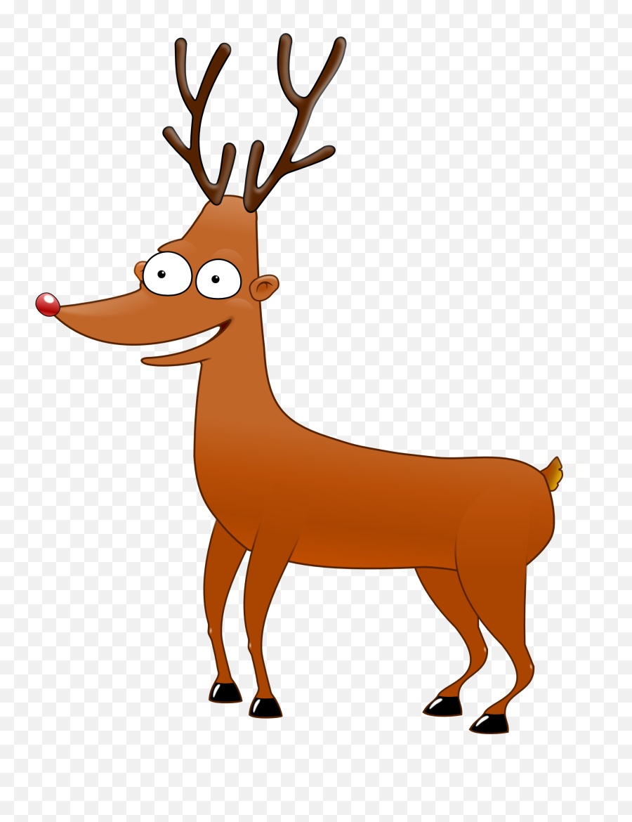 Clip Art Reindeer - Clipartsco Emoji,Rudolf Red Nose Emoji