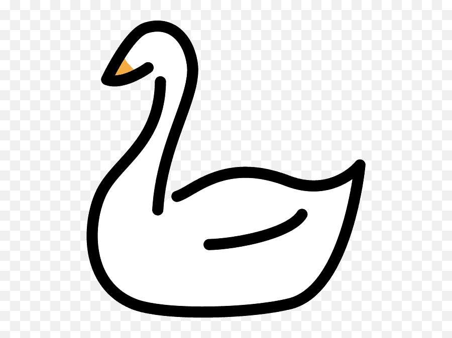Swan Emoji Clipart - Emoji Png Download Full Size,Blushing Bird Emoticon