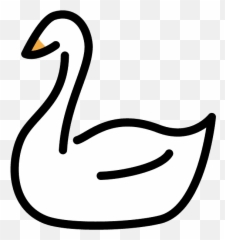 Swan Emoji Clipart - Emoji Png Download Full Size,Blushing Bird Emoticon