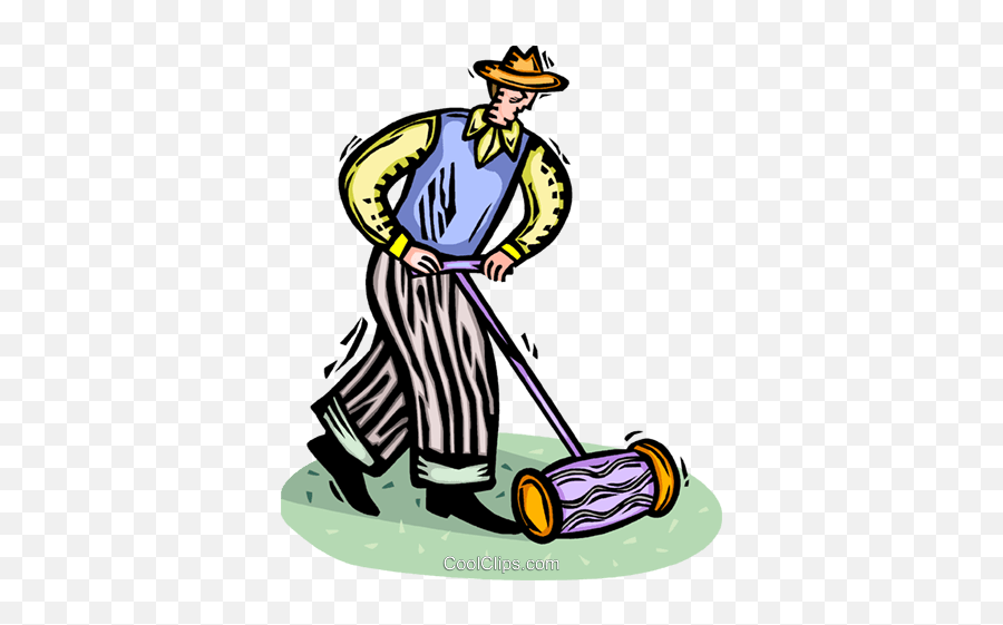 Man Mowing The Lawn Royalty Free Vector Clip Art Emoji,Emojis For Vc