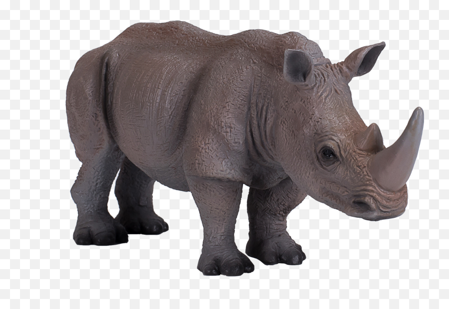 Mojo White Rhinoceros Animal Figure 387103 New In Stock Toys Emoji,Emotion Face D6