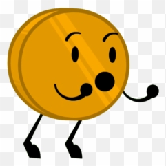 Coiny Yelling - Battle For Dream Island Nickel Coiny Emoji,Emoticon Isla