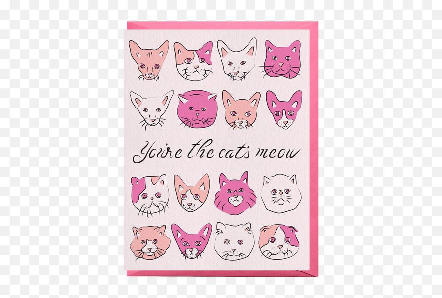 Youu0027re The Catu0027s Meow Card Emoji,Kitten Emoji