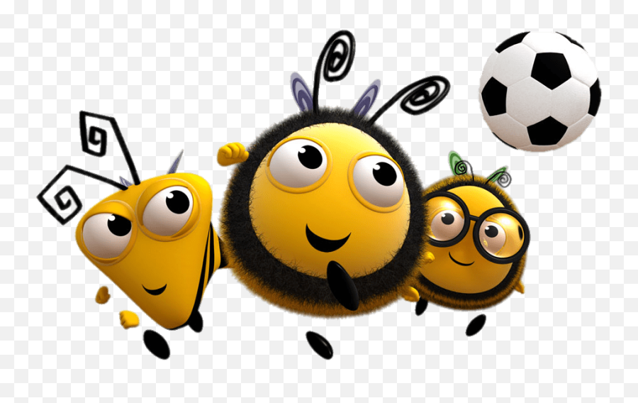 The Hive Characters Playing Football Transparent Png - Stickpng Hive Characters Emoji,Facebook Football Emoticon