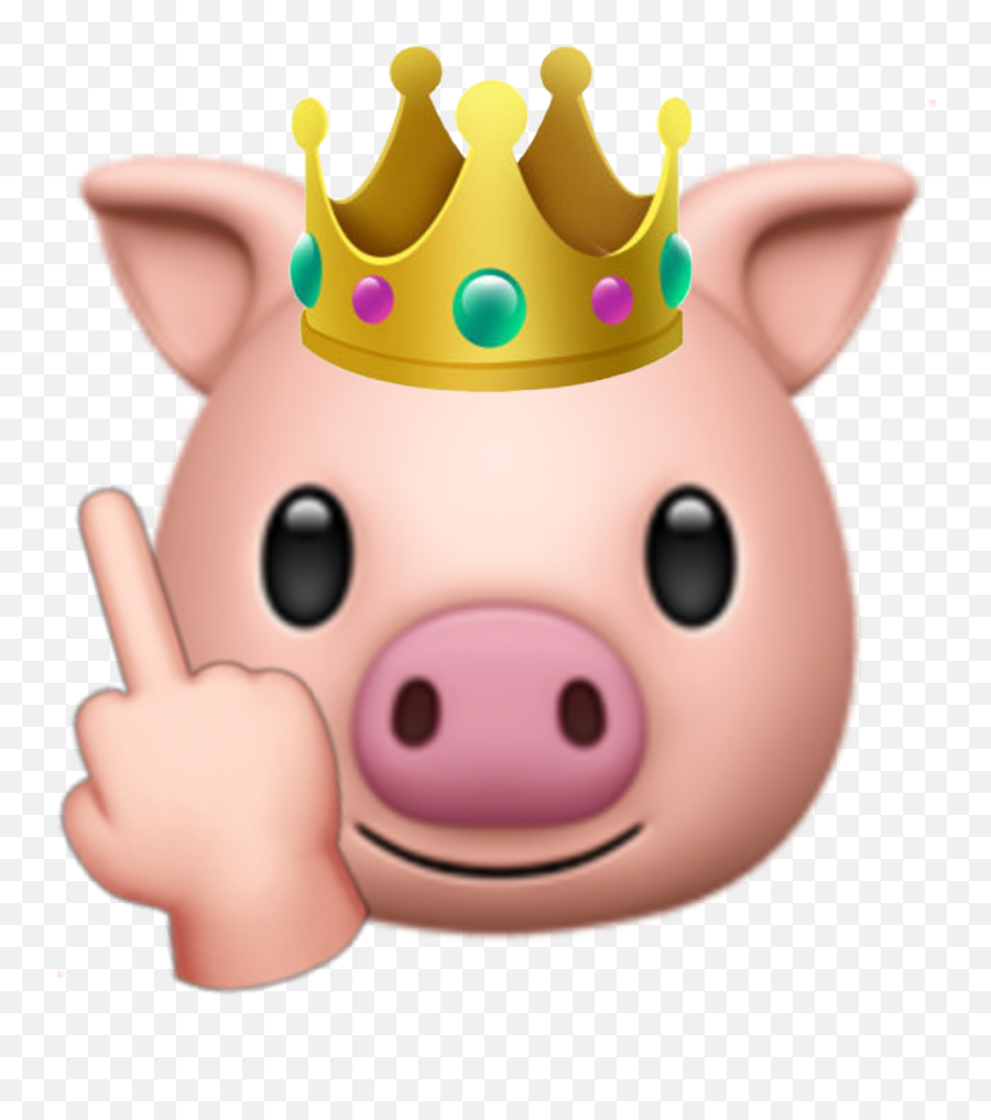 Discover Trending Pig Stickers Picsart - Ios Pig Emoji Png,Piggy Emoticons