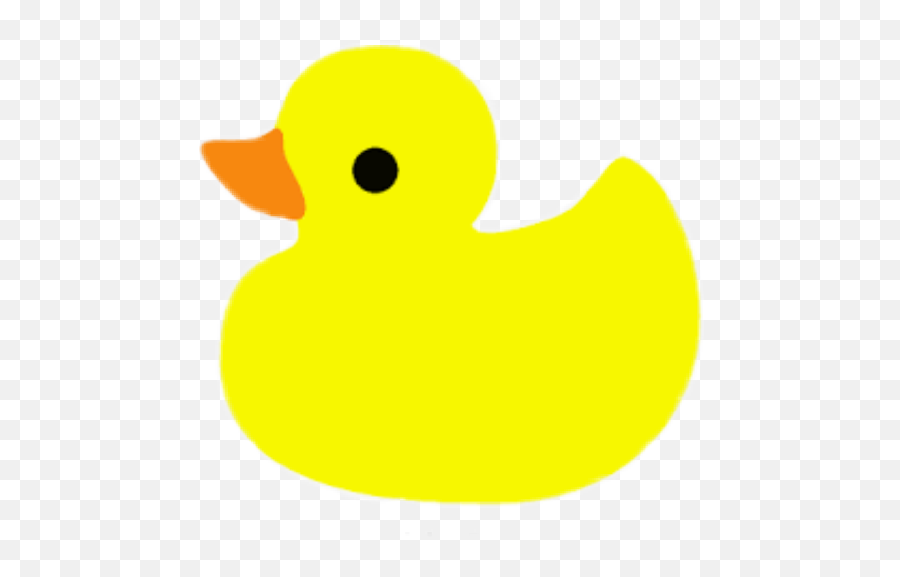 Aesthetic Yellow Duck Rubberduck - Dot Emoji,Yellow Duck Emoji