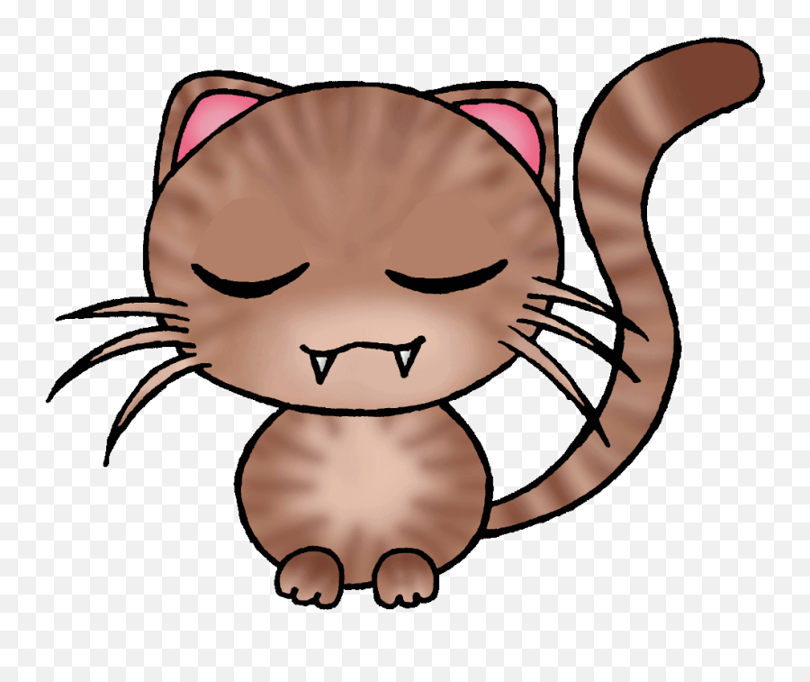 Gif Animasi Bergerak Png - Bergerak Gif Kartun Kucing Lucu Emoji,Emoticon Bergerak Lucu Gif