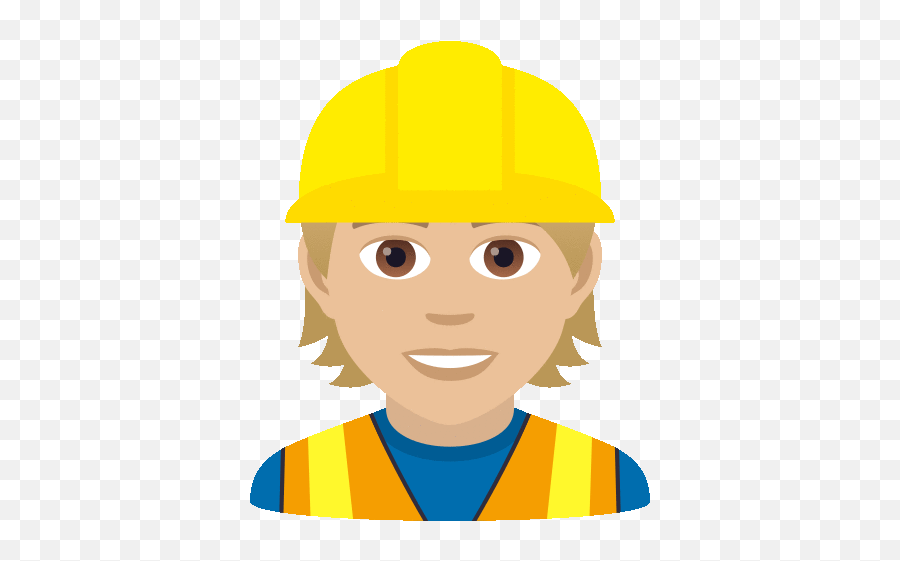 Construction Joypixels Gif - Construction Joypixels Worker Discover U0026 Share Gifs Construction Worker Emoji,Shit Emoji Hat