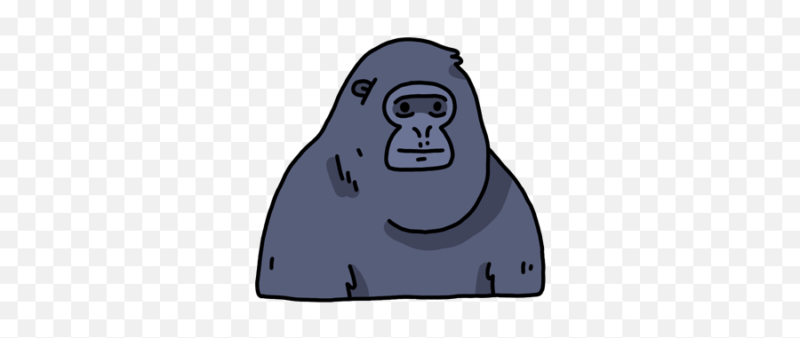 Top Handsome Gorilla Stickers For - Ugly Emoji,Gorilla Emoji