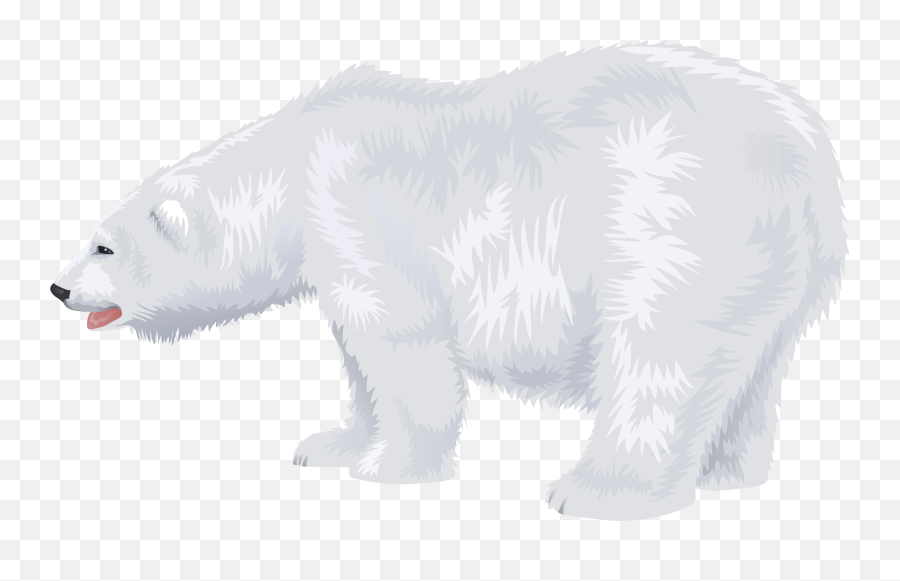 Cute Polar Bear Emoji - Clip Art Library Transparent White Polar Bear,Kik Polar Bear Emoji