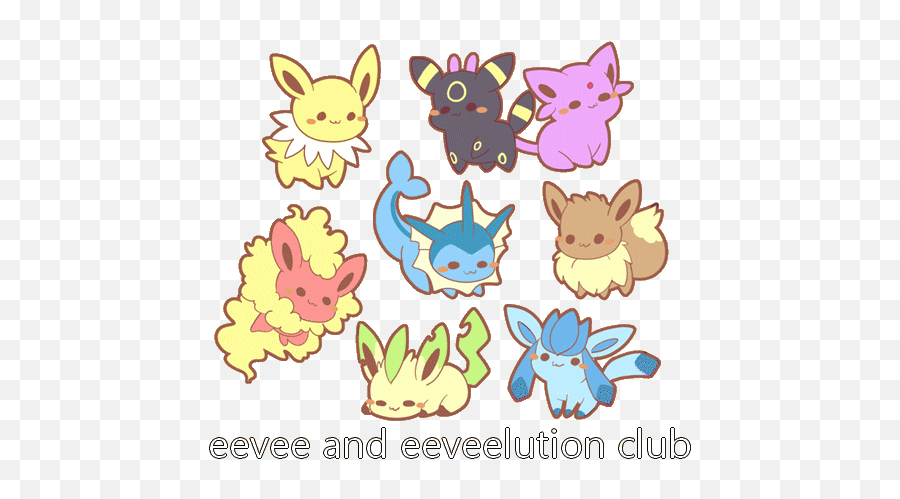 Eevee And Eeveelution Club - Page 5 The Pokécommunity Forums Evee And Her Evolutions Emoji,Emojis Makeing A Sentence