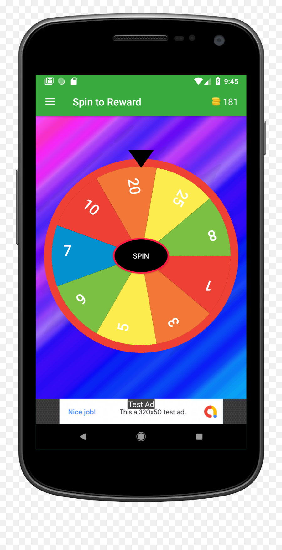 Android Spin Game App With Reward Points By Offsettech Ad - Technology Applications Emoji,Aquaman Emojis Facebook
