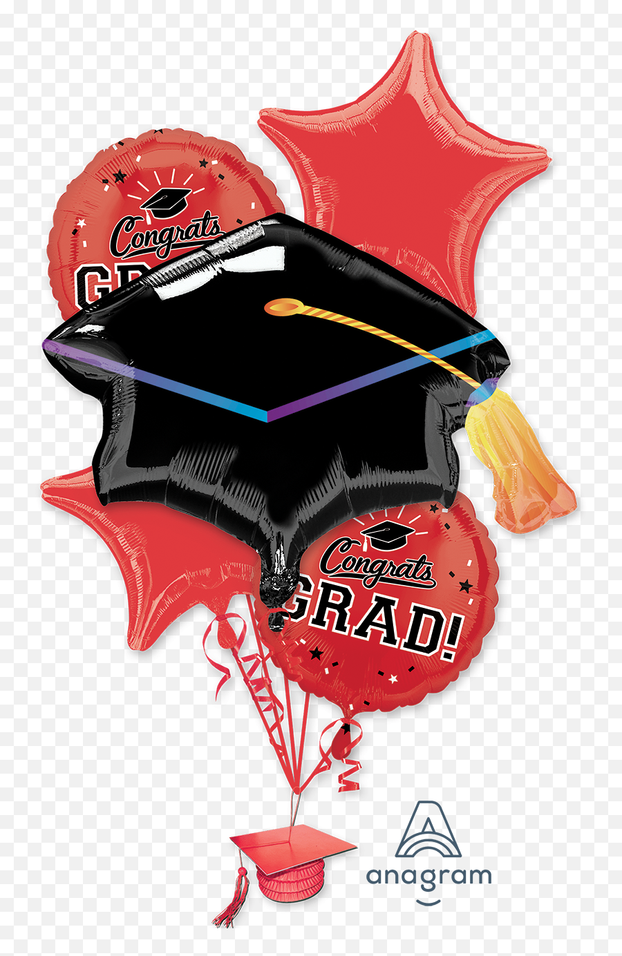 Graduation Balloons U2014 Gifts And Party Emoji,3 Red Balloons Emoji
