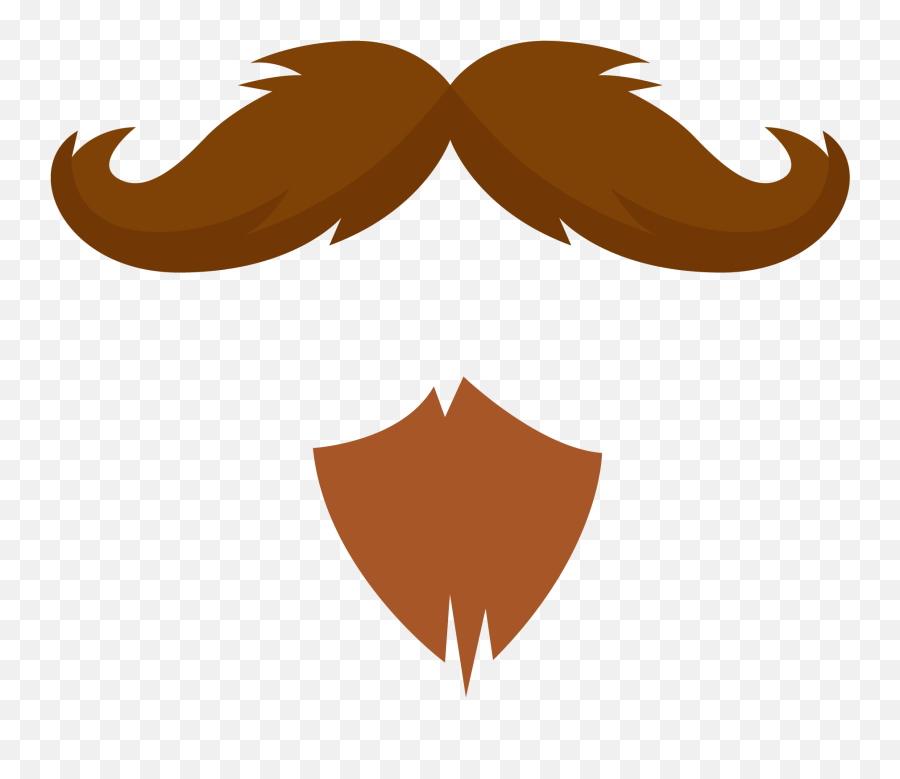 Moustache Clipart Short Beard - Mustache Beard Clipart Beard Clipart Emoji,Goatee Emoji