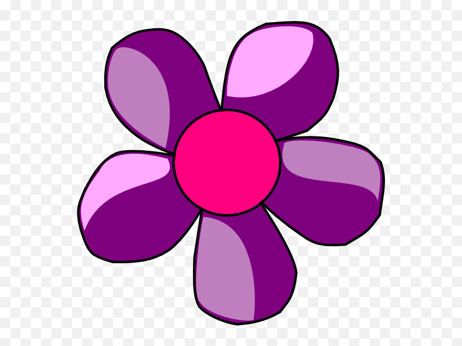 Flower Emoji - Purple Flower Clipart,Sakura Flower Emoticon