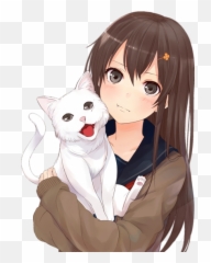 Download Anime Girl Free Png Emoji,Imagens De Pets [emojis ...]