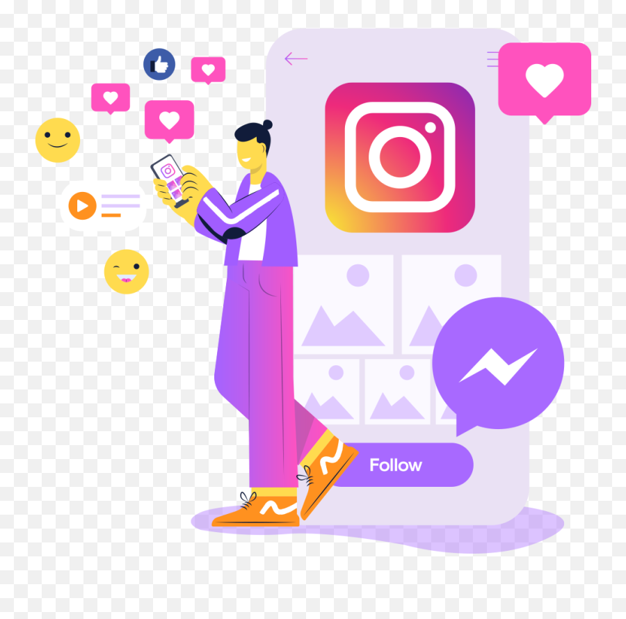 29 Essential Facebook Messenger Tools To Drive Leads Sales - Smart Device Emoji,Sending Purple Emojis