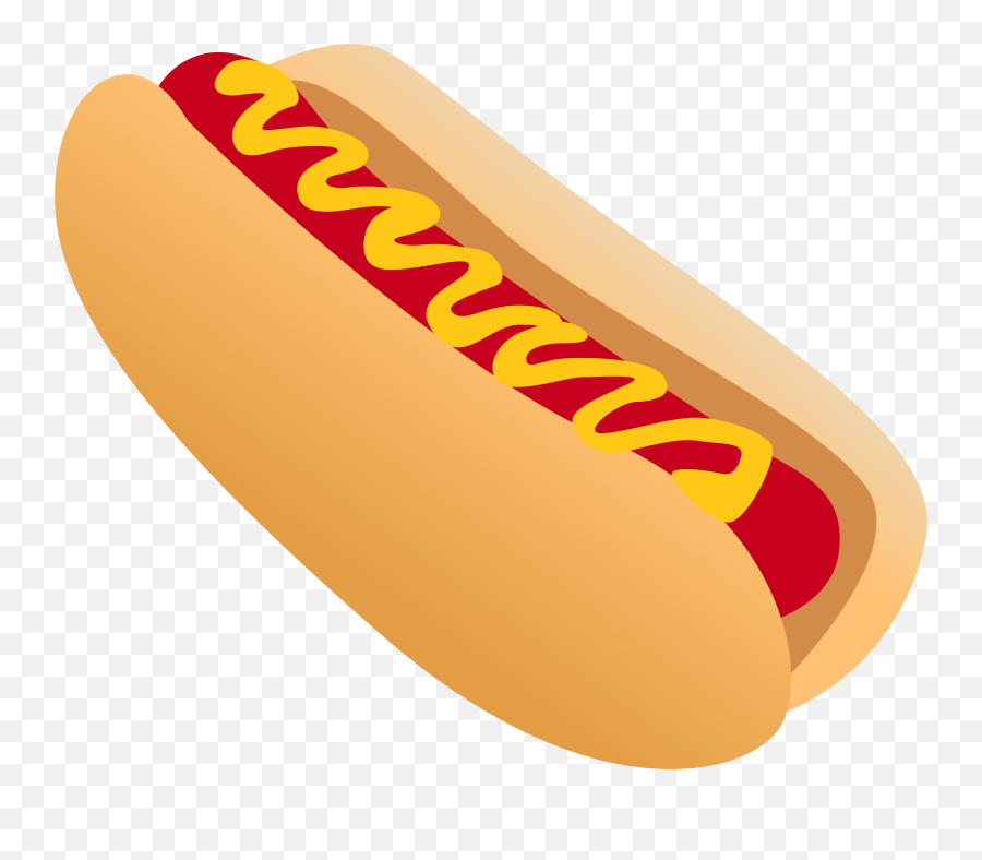 Hot Dog Vector - Hot Dog Vector Png Emoji,Hot Dog Emoji