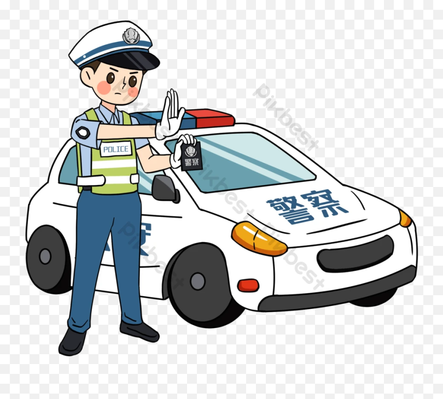 Policía De Tráfico Policía De Guardia Para Mostrar - Traffic Police Png Clipart Emoji,Emoticon De Fuerza