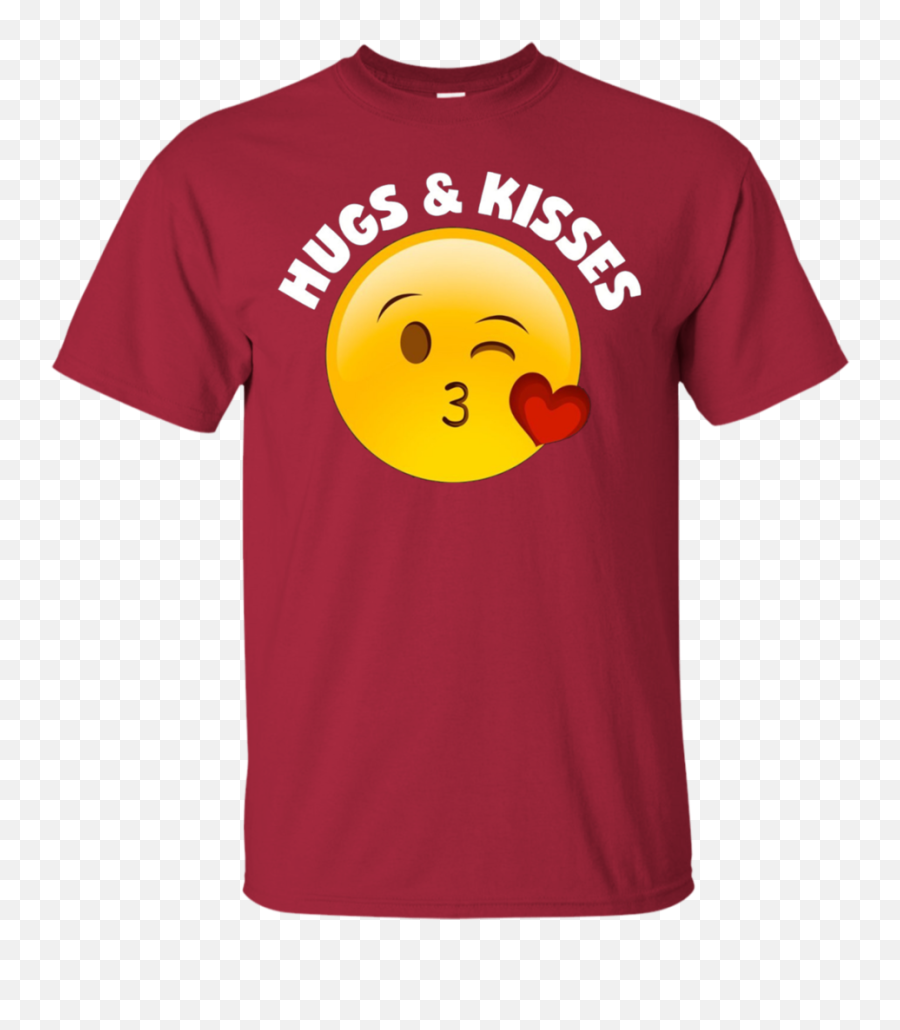 Kisses Heart Kiss - Happy Emoji,Womens Emoji Shirt
