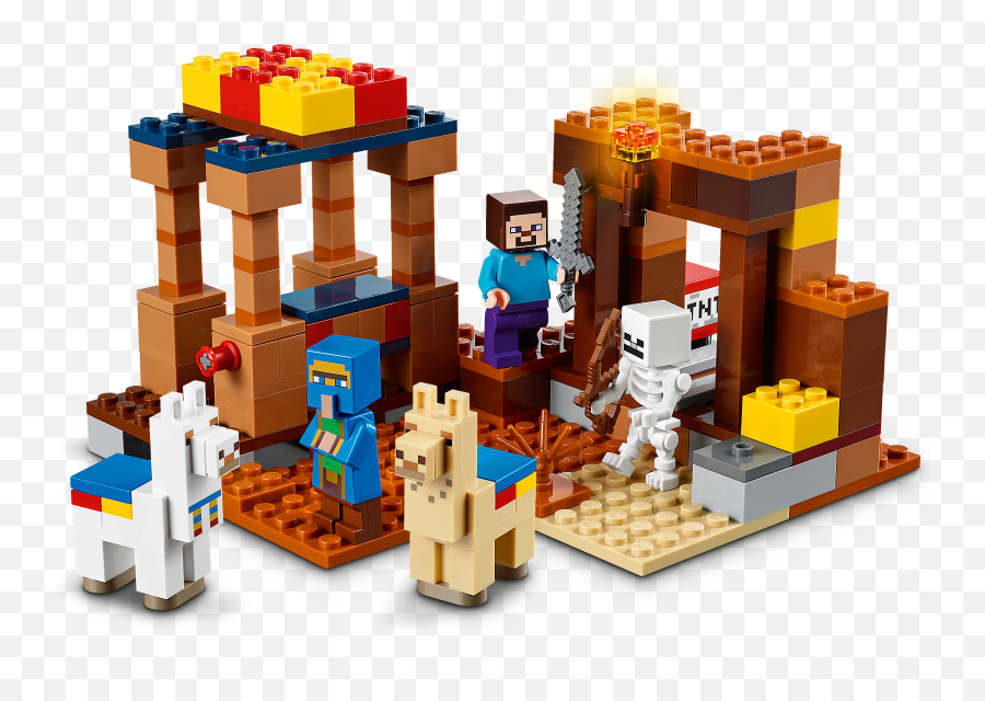 The Trading Post - Lego Minecraft The Trading Post Emoji,Minecraft Birthday Steve Emoji