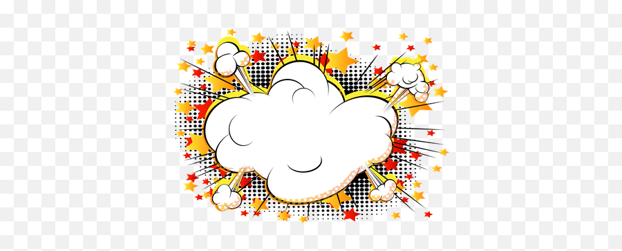Download Vector Explosion Comics Book - Cartoon Cloud Vector Png Emoji,Emoticon Comics