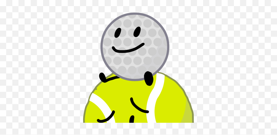 Golf Ball And Tennis Ball Battle For Dream Island Wiki - Tennis Ball And Golf Ball Emoji,Head Wall Emoticon Skype .gif
