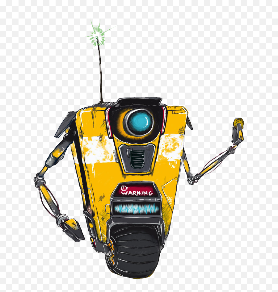 Borderlands Transparent Background Png Mart - Borderlands 3 Claptrap Png Emoji,Ps3 Emojis Download