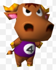 Chuck - Animal Crossing Bull Villager Emoji,Animal Crossing Emotions Greetings