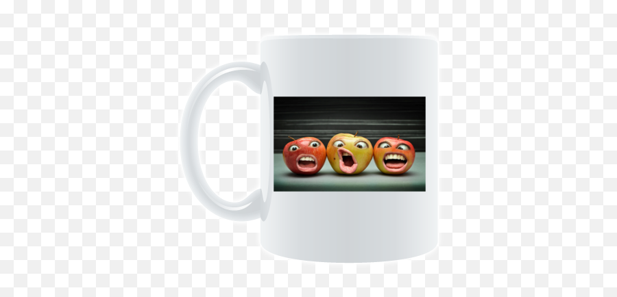 Reemu0027s Boutique Funny Apple Faces At Cotton Cart - Magic Mug Emoji,Apple Mad Emojis